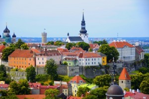 Ein Überblick über die Altstadt Tallinns.