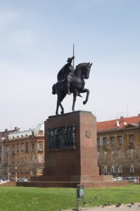 Statue von König Tomislav.